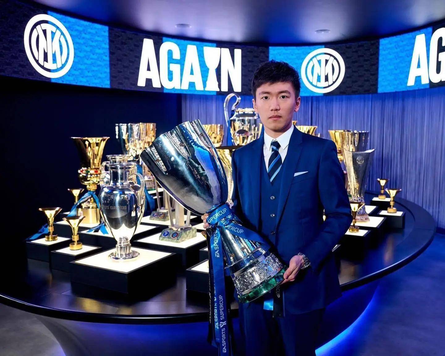 张康阳在社交媒体上发布声明，宣布与国米解约